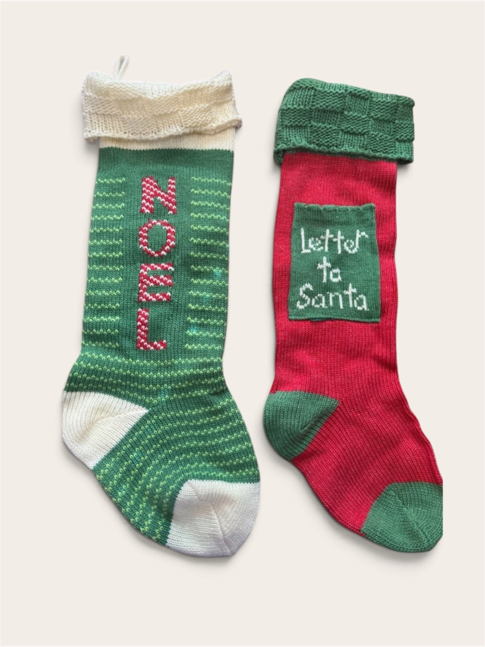 World Market Cost Plus Knit Stocking 22